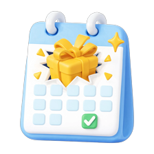 Daily reward calendar