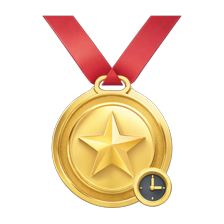 Golden trophy